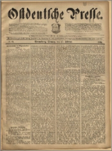 Ostdeutsche Presse. J. 19, 1895, nr 41