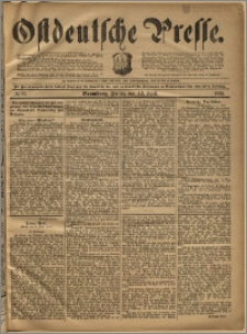 Ostdeutsche Presse. J. 19, 1895, nr 87