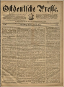 Ostdeutsche Presse. J. 19, 1895, nr 99