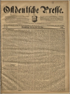 Ostdeutsche Presse. J. 19, 1895, nr 111