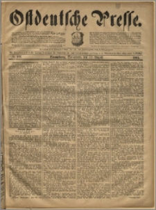 Ostdeutsche Presse. J. 19, 1895, nr 192