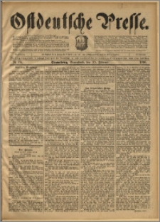 Ostdeutsche Presse. J. 20, 1896, nr 39