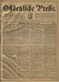 Ostdeutsche Presse. J. 20, 1896, nr 89