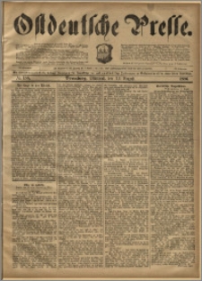 Ostdeutsche Presse. J. 20, 1896, nr 188
