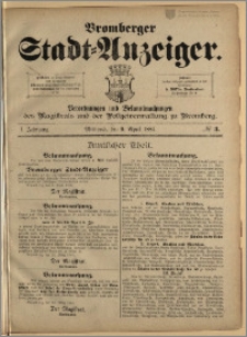 Bromberger Stadt-Anzeiger, J. 1, 1884, nr 3