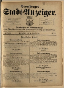 Bromberger Stadt-Anzeiger, J. 1, 1884, nr 4