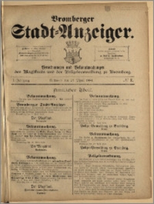 Bromberger Stadt-Anzeiger, J. 1, 1884, nr 7