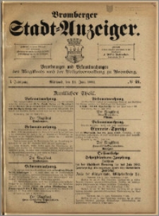 Bromberger Stadt-Anzeiger, J. 1, 1884, nr 21