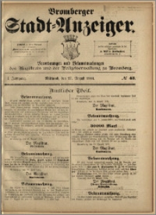 Bromberger Stadt-Anzeiger, J. 1, 1884, nr 43