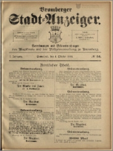 Bromberger Stadt-Anzeiger, J. 1, 1884, nr 54