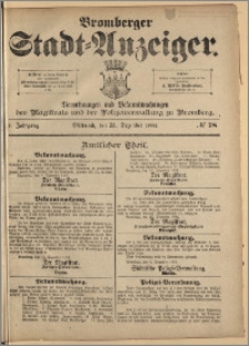 Bromberger Stadt-Anzeiger, J. 1, 1884, nr 78