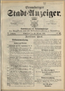 Bromberger Stadt-Anzeiger, J. 6, 1889, nr 15