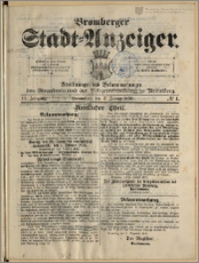Bromberger Stadt-Anzeiger, J. 7, 1890, nr 1
