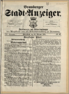 Bromberger Stadt-Anzeiger, J. 8, 1891, nr 17