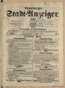 Bromberger Stadt-Anzeiger, J. 9, 1892, nr 1