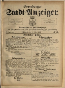 Bromberger Stadt-Anzeiger, J. 9, 1892, nr 47