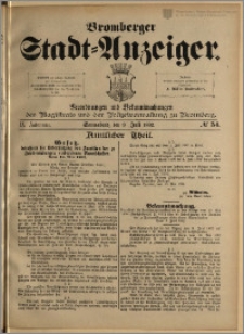 Bromberger Stadt-Anzeiger, J. 9, 1892, nr 54
