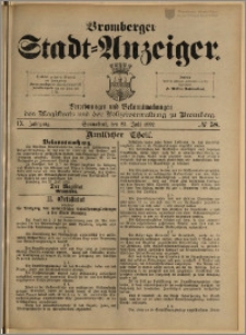 Bromberger Stadt-Anzeiger, J. 9, 1892, nr 58