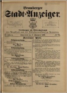 Bromberger Stadt-Anzeiger, J. 9, 1892, nr 74