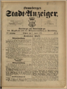 Bromberger Stadt-Anzeiger, J. 15, 1898, nr 1