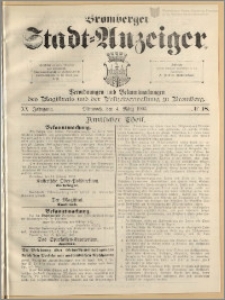 Bromberger Stadt-Anzeiger, J. 20, 1903, nr 18