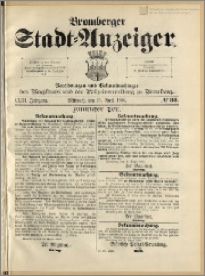 Bromberger Stadt-Anzeiger, J. 23, 1906, nr 33