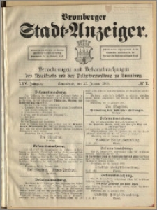 Bromberger Stadt-Anzeiger, J. 25, 1908, nr 7