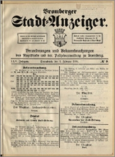 Bromberger Stadt-Anzeiger, J. 25, 1908, nr 9