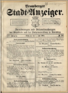 Bromberger Stadt-Anzeiger, J. 25, 1908, nr 52