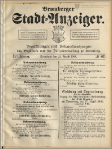 Bromberger Stadt-Anzeiger, J. 25, 1908, nr 67