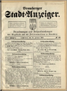 Bromberger Stadt-Anzeiger, J. 26, 1909, nr 15