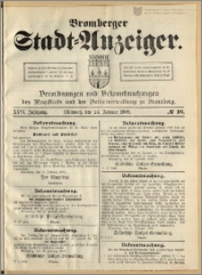 Bromberger Stadt-Anzeiger, J. 26, 1909, nr 16