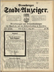 Bromberger Stadt-Anzeiger, J. 26, 1909, nr 20