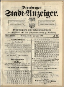 Bromberger Stadt-Anzeiger, J. 26, 1909, nr 74