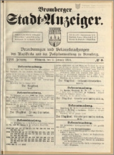 Bromberger Stadt-Anzeiger, J. 27, 1910, nr 9