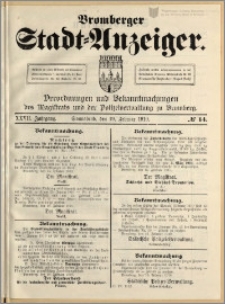 Bromberger Stadt-Anzeiger, J. 27, 1910, nr 14