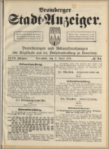 Bromberger Stadt-Anzeiger, J. 27, 1910, nr 34