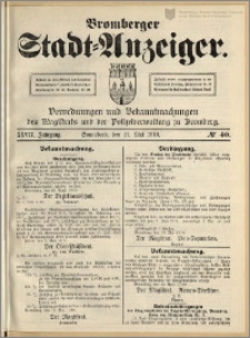 Bromberger Stadt-Anzeiger, J. 27, 1910, nr 40
