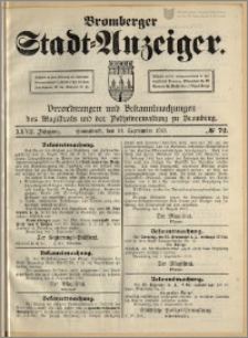 Bromberger Stadt-Anzeiger, J. 27, 1910, nr 72