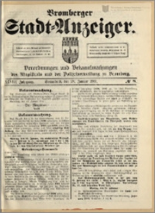 Bromberger Stadt-Anzeiger, J. 28, 1911, nr 8
