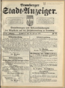 Bromberger Stadt-Anzeiger, J. 28, 1911, nr 14