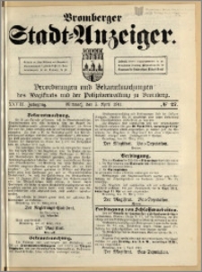 Bromberger Stadt-Anzeiger, J. 28, 1911, nr 27