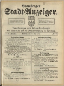 Bromberger Stadt-Anzeiger, J. 28, 1911, nr 43