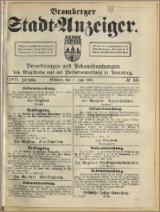 Bromberger Stadt-Anzeiger, J. 28, 1911, nr 45