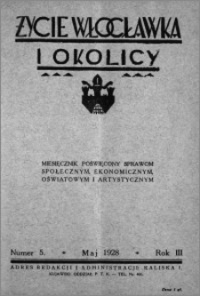 Życie Włocławka i Okolicy 1928, Maj, nr 5