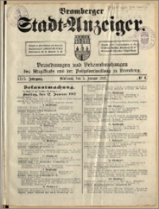 Bromberger Stadt-Anzeiger, J. 29, 1912, nr 1