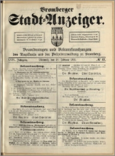 Bromberger Stadt-Anzeiger, J. 29, 1912, nr 17