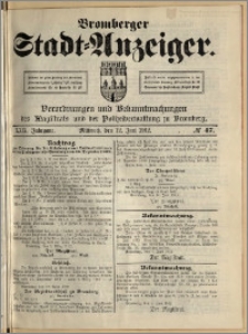 Bromberger Stadt-Anzeiger, J. 29, 1912, nr 47