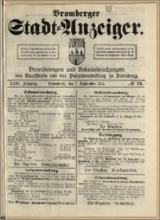 Bromberger Stadt-Anzeiger, J. 29, 1912, nr 72