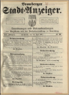 Bromberger Stadt-Anzeiger, J. 30, 1913, nr 31